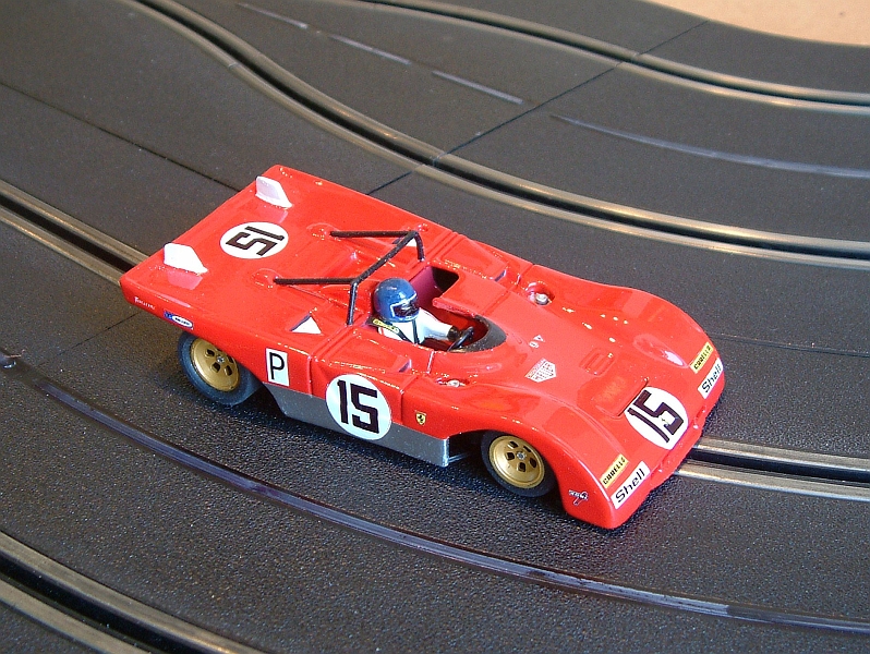 F312PB 001.JPG - Slot-it Ferrari 312PB with Carrera 1971 312PB body